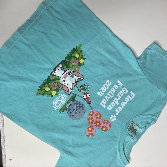 Comfort Colors Size M Kids Disney World Epcot Flower And Garden Festival Tee - Picture 2 of 6